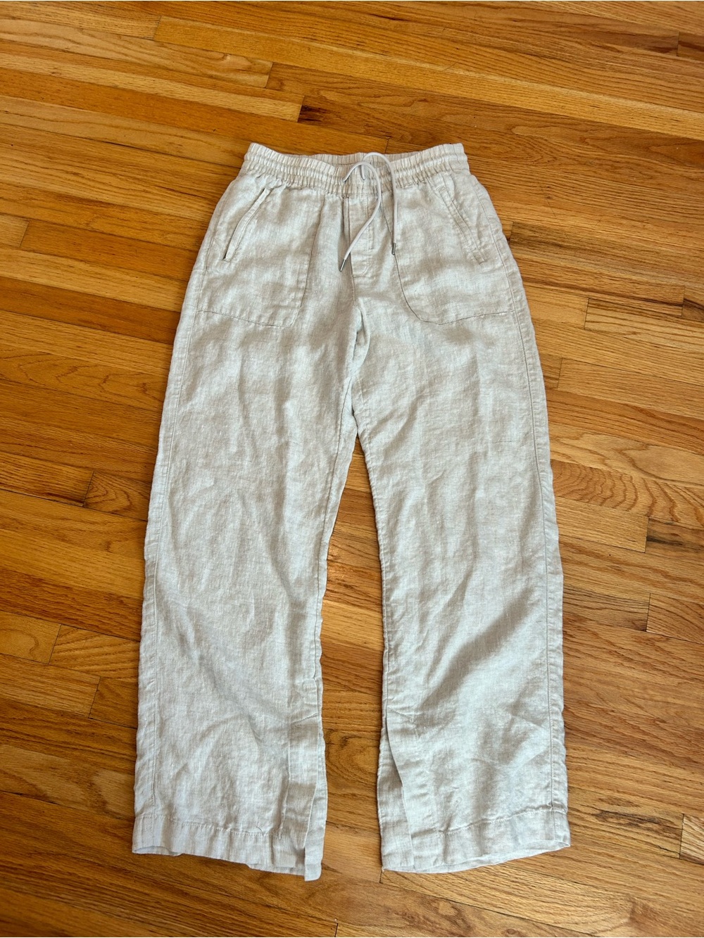 Athleta Womens’s Linen-Blend Drawstring Pants
